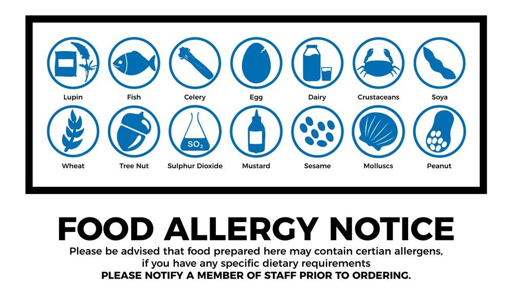 Bengal Kitchen Food Allergy Notice